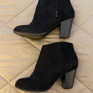 Black Suede Ankle Boots